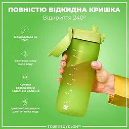 Пляшка для води ION8 750 мл (ЕКО пляшка) BPA Free Green (I8RF750GRE) - мініатюра 4