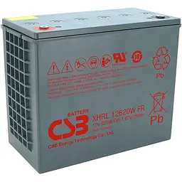 Акумулятор CSB AGM 12V (12V/140Ah/1680Wh) (XHRL12620W) [112172] - мініатюра 3