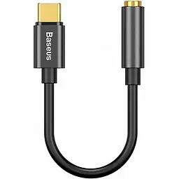 Перехідник адаптер Baseus L54 Type-C Male to 3.5mm Female CATL54-01 Black