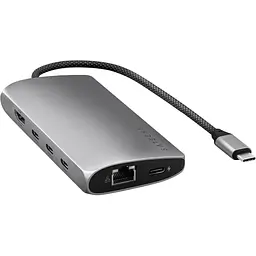 Адаптер Satechi USB-C Multiport Adapter 8K with Ethernet V3 Space Gray (ST-P8KEM) - мініатюра 3