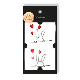 Тату Люблячий зайчик HC-251 (5805800010328) shop (5805800010328) - мініатюра 1