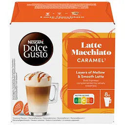 Набір кава в капсулах NESCAFE Dolce Gusto Latte Macchiato Caramel 16 шт. 145.6 г