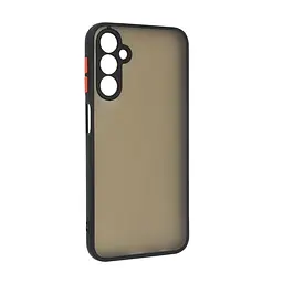 Чехол-накладка для Samsung Galaxy A24 4G (A245), Frosted Matte, черный, противоударный чехол с защитой всего корпуса, термополиуретан TPU + поликарбонат PC, ArmorStandart (ARM68562)