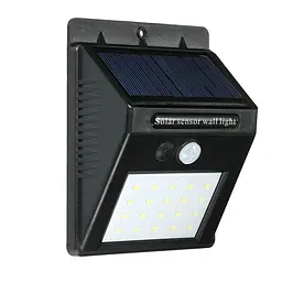 Світильник вуличний із датчиком руху Light LED 20 на сонячній батареї білий - мініатюра 2