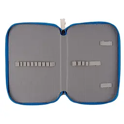 Пенал твердий Smart HP-01 Space, 13х21х4 см, чорний із синім (533286) - мініатюра 2