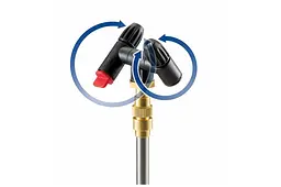 Насадка-форсунка подвійна для акумуляторних обприскувачів Makita US053D, DUS054 (PR00000142) - мініатюра 7