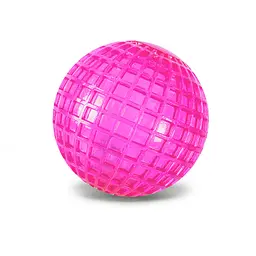 Дитячий м'яч Пострибунчик Диско PR2516Pink, що світиться, 6,5 см