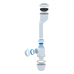 Сифон для пісуара ANI Plast U0100EU з виходом ⌀ 40 мм 30412 - мініатюра 2