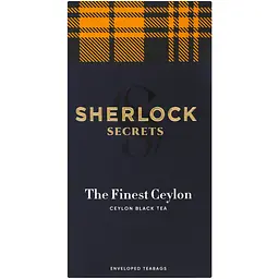 Чай чорний Sherlock Secrets Finest Ceylon 44 г (22 шт x 2 г) - мініатюра 5