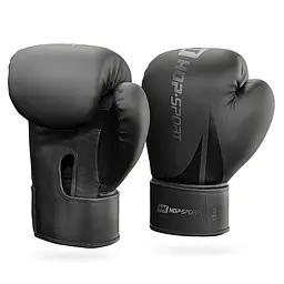 Боксерські рукавиці Hop-Sport HS-BG12 12oz чорні - мініатюра 10