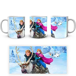 Кухоль GeekLand Frozen Холодне Серце Олаф Крістофф Анна FZ.002.04 330 мл білий - мініатюра 4