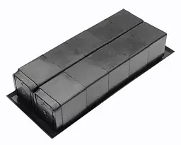 Комплект для розсади з піддоном (10 горщиків 7×7×8 см по 350 мл + піддон) пластиковий Чорний 88420 - мініатюра 3