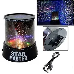 НІЧНИК - ПРОЕКТОР STAR MASTER ВІД USB, чорний - мініатюра 2