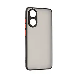 Чехол-накладка для OPPO A78 4G, Frosted Matte, черный, противоударный чехол с защитой всего корпуса, термополиуретан TPU + поликарбонат PC, ArmorStandart (ARM72406)