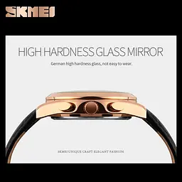 Чоловічий годинник Skmei Prestige 9127 Black класичні - мініатюра 5
