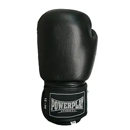 Рукавиці боксерські Power Play PP 3088, Black - 16 унцій - мініатюра 2