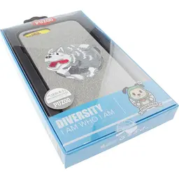 Чохол-накладка PUZOO TPU+TPU with stitchwork craft Ballon Dog iPhone 7 Plus/8 Plus Gray - мініатюра 2