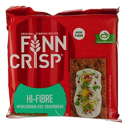 Хлебцы ржаные Finn Crisp Hi-Fibre с отрубями 200 г (5655)