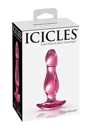 Анальна пробка Pipedream Icicles 73 9,2 см (рожевий) - мініатюра 3