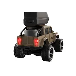 Міні FPV машинка на радіокеруванні KFPLAN KF32 1:64 4WD з Wi-Fi камерою (Коричневий) - мініатюра 3