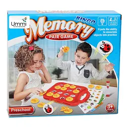 Настільна інтерактивна гра Ummi 22001 Memory Pair Game Red - мініатюра 5