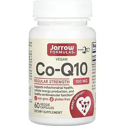 Коензим Jarrow Formulas Co-Q10 100 mg 60 вегакапсул