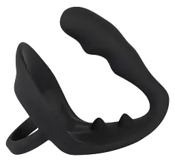 Стимулятор простати Black Velvets RingPlug, 10.5 см чорний - мініатюра 3