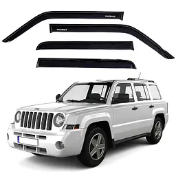 Дефлектори вікон вітровики для JEEP Patriot 2007-2016 Voron Glass