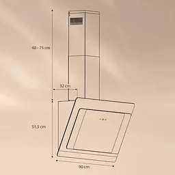 Витяжка Klarstein Aurora Eco 90 (10039929) - мініатюра 5