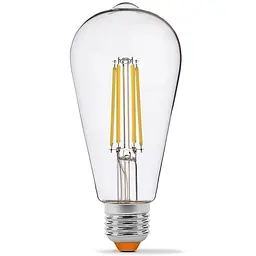 Світлодіодна лампа LED Videx Filament ST64FD 6W E27 4100K дімерна (VL-ST64FD-06274) - мініатюра 2