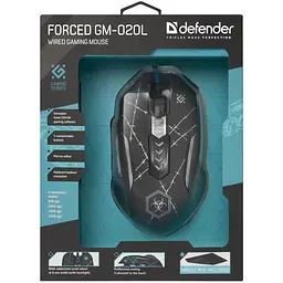 Мишка Defender Forced GM-020L Black (52020) - мініатюра 6