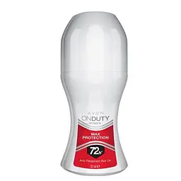 Дезодорант-антиперспірант з кульковим аплікатором Avon OnDuty Women Max Protection "Максимальний захист" для жінок 50 мл