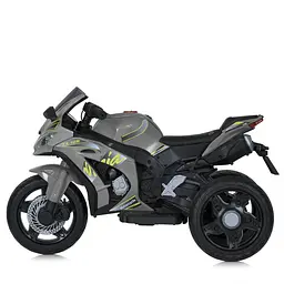 Дитячий мотоцикл Bambi M 5806EL-11, 3 колеса, музика та світло, сірий - мініатюра 6