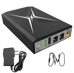 UPS ДБЖ безперебійне живлення для роутера, термінала ONU 9V/12V Voltronic DCP018W 10400mAh - мініатюра 1