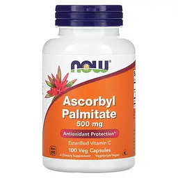 Аскорбіл Пальмітат з Вітаміном С Ascorbyl Palmitate 500 мг - 100 вег. капсул