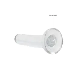 Фалоімітатор Realrock Crystal Clear Dildo 5.3" 13.5 см прозорий - мініатюра 3