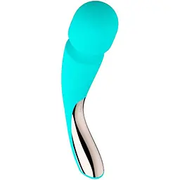 Вібромасажер LELO Smart Wand 2 Medium Ocean Blue (SO8099) [108510] - мініатюра 3