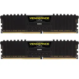 Модуль пам'яті для комп'ютера DDR4 32GB (2x16GB) 3200 MHz Vengeance LPX Black Corsair (CMK32GX4M2E3200C16)
