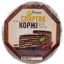 Коржі Домашні продукти Спартак без коробки 400 г