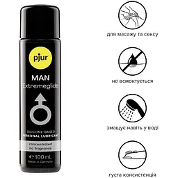 Густа силіконова змазка Pjur MAN Premium Extremeglide 100 мл - мініатюра 2