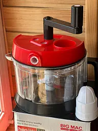 Овочерізка кухонний подрібнювач BIG MAC Hand cranked vegetable slicer AND LY-974 - мініатюра 4