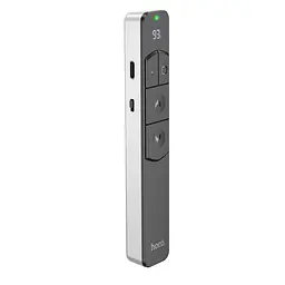 Лазерная указка HOCO GM202 Smart PPT page turning pen Серебристый - миниатюра 3