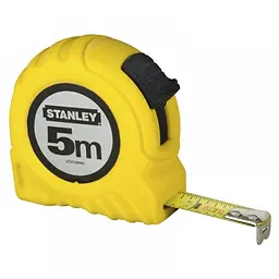 Рулетка Stanley пластмасовий корпус 5 м х 19 мм (0-30-497) - мініатюра 2