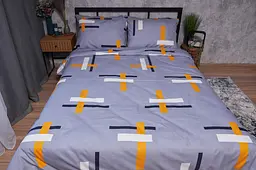 Комплект постільної білизни Moon&Star Полісатин Premium Marigold сімейний 2х143х210 см наволочки 2х70х70 см - мініатюра 4