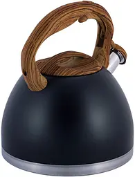 Чайник Whistling Kettle Black 2.7л зі свистком Kamille Ø20х23 см kuh0011111 - мініатюра 7