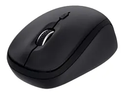 Миша бездротова Trust Yvi+, Black, Bluetooth / USB 2.4 GHz, оптична, 800 - 1600 dpi, 3 кнопки, 1xAA (25440)