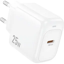 Мережевий зарядний пристрій Hoco CS53A Surplus PD25W White (631488) [170761] - мініатюра 2