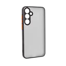 Чехол-накладка для Samsung Galaxy A35 5G (A356), Frosted Matte, черный, противоударный чехол с защитой всего корпуса, термополиуретан TPU + поликарбонат PC, ArmorStandart (ARM74331)
