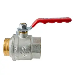 Кран кульовий ГШВ Koer Extreme KE.215-50 - 2" FM ручка "важіль" червона KR5755 - мініатюра 3