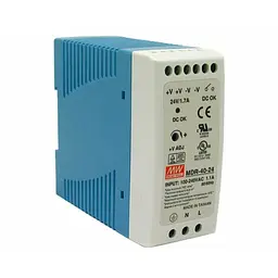 Блок живлення MDR-40-24 Mean Well на DIN-рейку (43-00515) - мініатюра 2